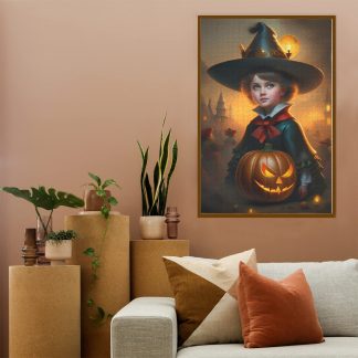 Child Witch's Pumpkin