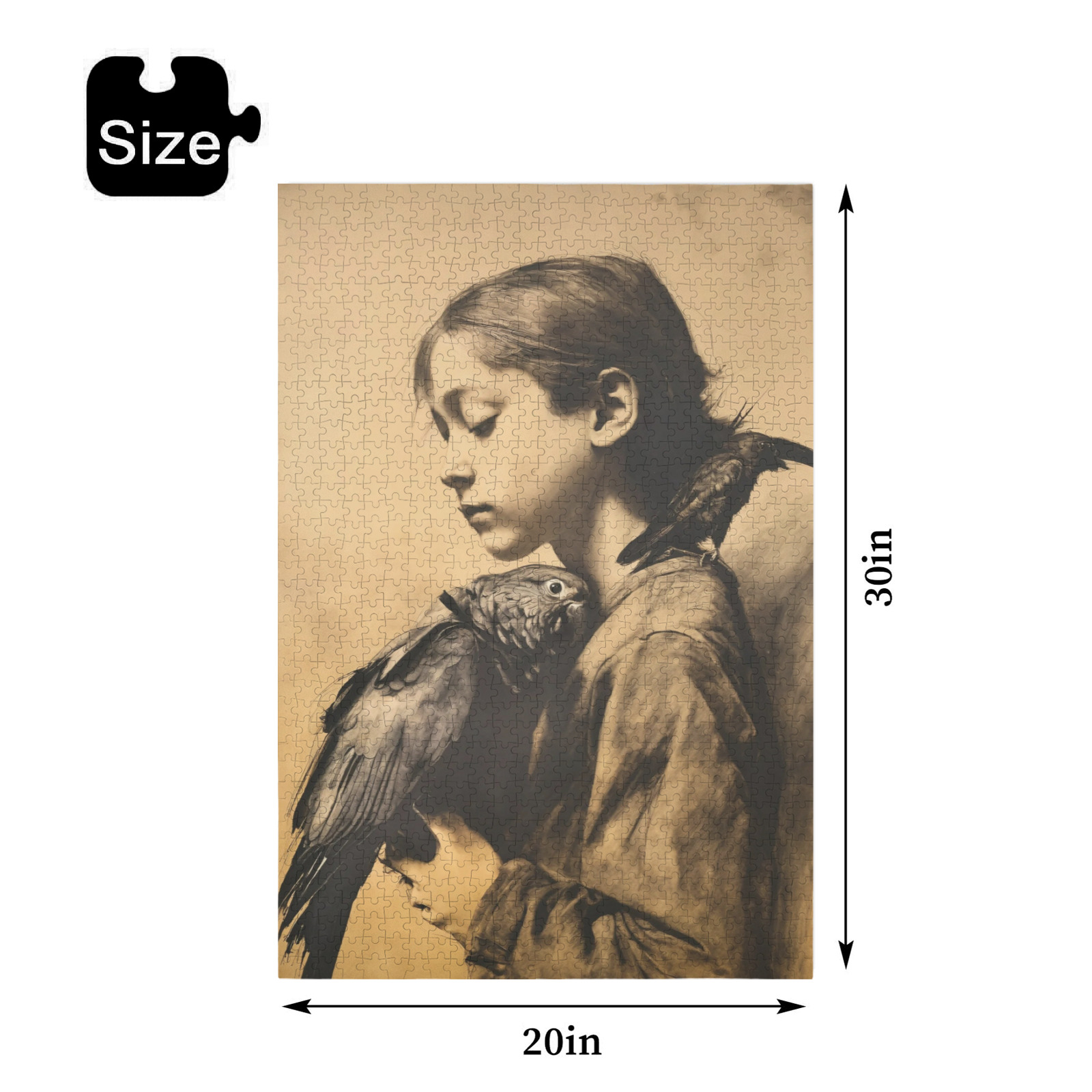 127cf01103831758eab8acfc59e0fddf Vintage Child with Parrot