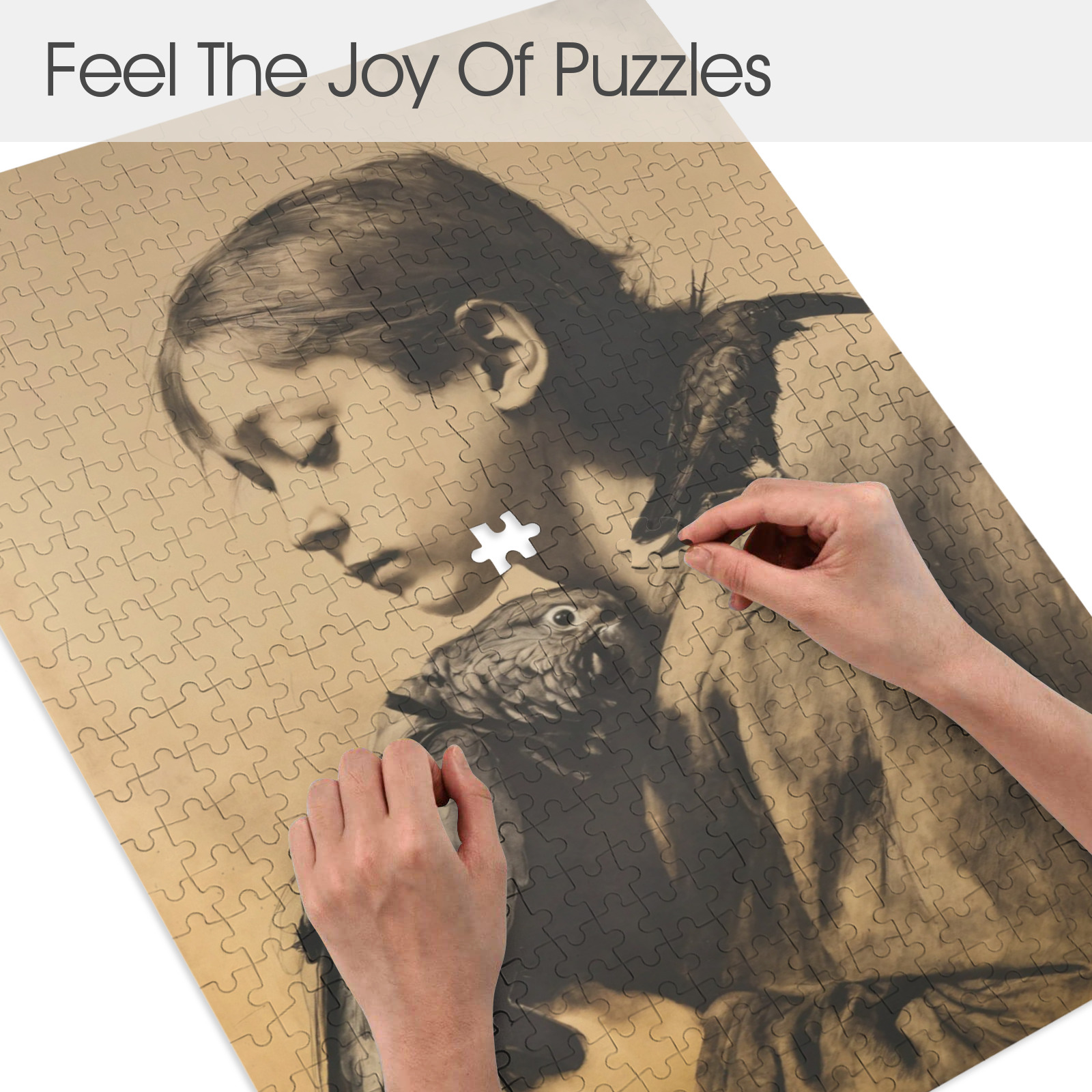 28d2d9cc03e1f5f347024e2ee7ac34bc Vintage Child with Parrot