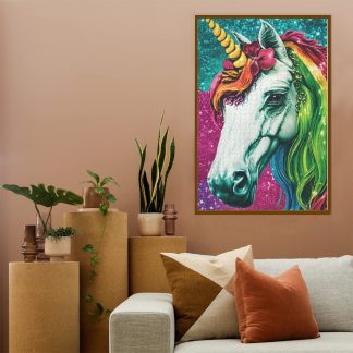Enchanted Dreams Colorful Unicorn