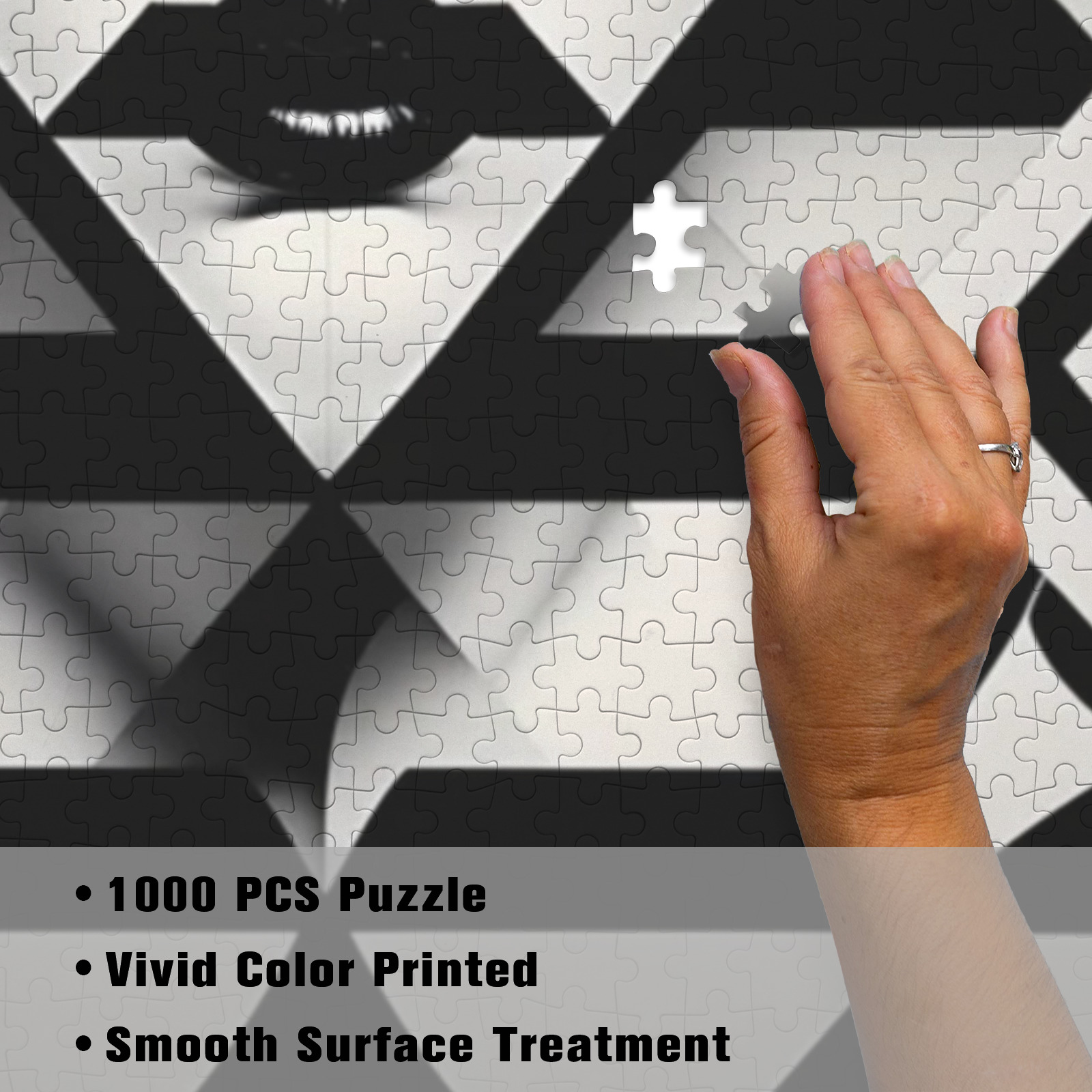 748f014ecc74ccf4c1740a327c08fad2 Abstract Black and White Portrait